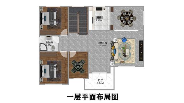 低調的兩層別墅