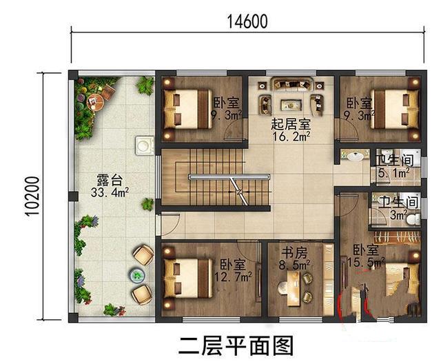 　廣東羅先生在農(nóng)村建房，一家八口，四代同堂。這種布局夠住嗎？