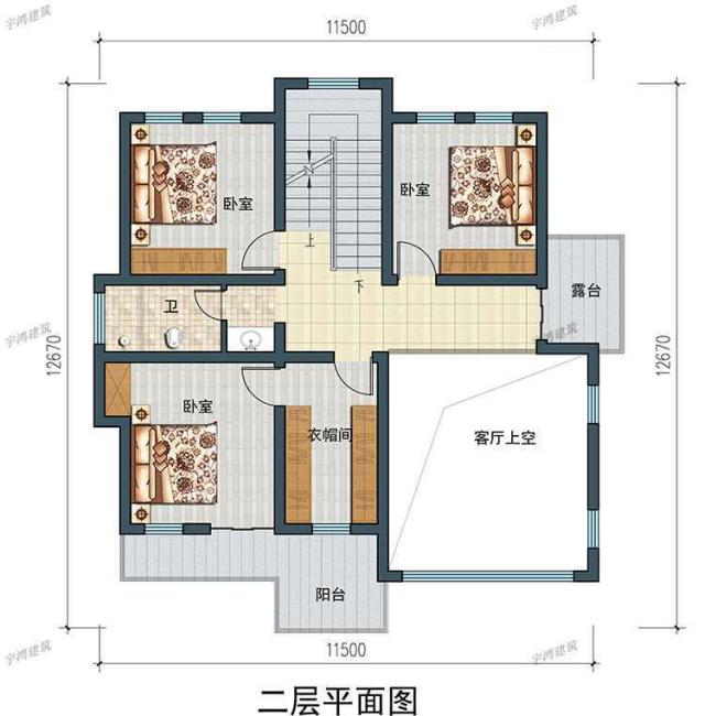 豪華的3層別墅的設(shè)計圖
