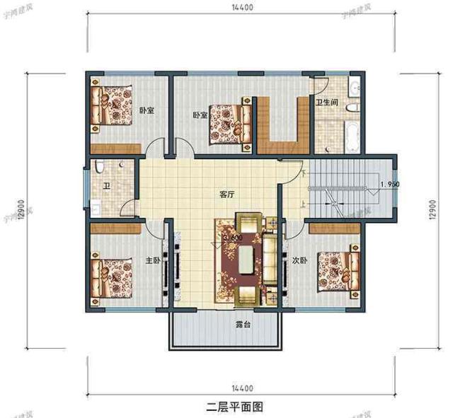 豪華的3層別墅的設(shè)計圖