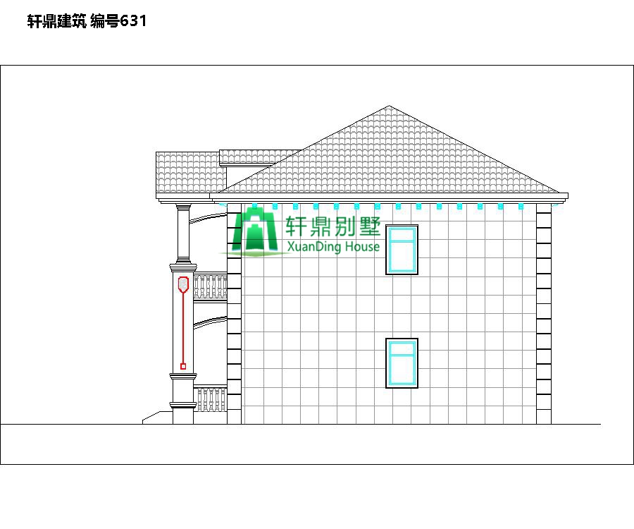 　磚混結(jié)構(gòu)的農(nóng)村自營(yíng)住宅