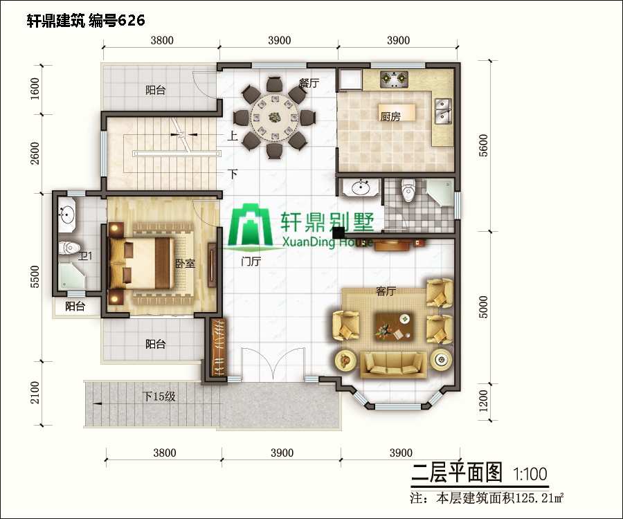 農(nóng)村小戶型有車庫別墅的設計圖