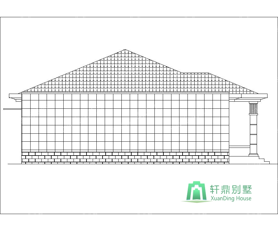 鄉(xiāng)下平頂屋的別墅設(shè)計圖