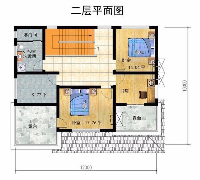 　　輕鋼別墅的平面和效果圖，你喜歡哪個？