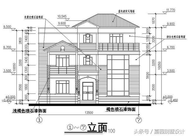 三層別墅設(shè)計(jì)圖紙，