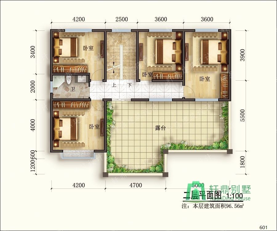 非常漂亮的小二層自建別墅設計圖