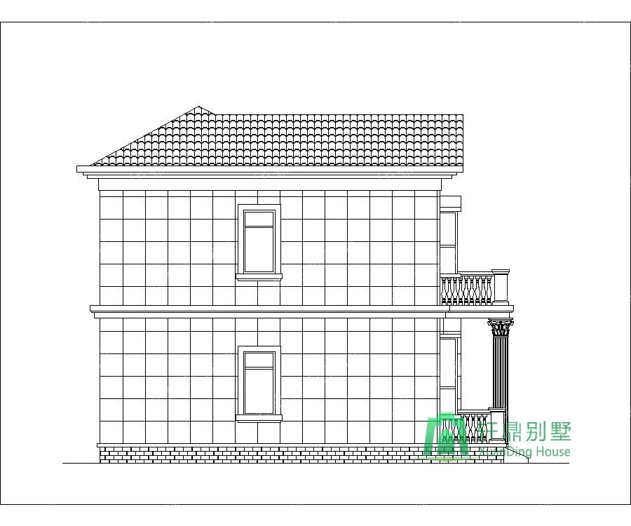 非常漂亮的小二層自建別墅設計圖