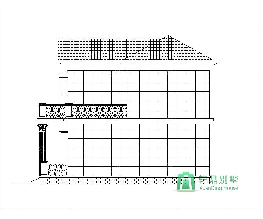 非常漂亮的小二層自建別墅設計圖
