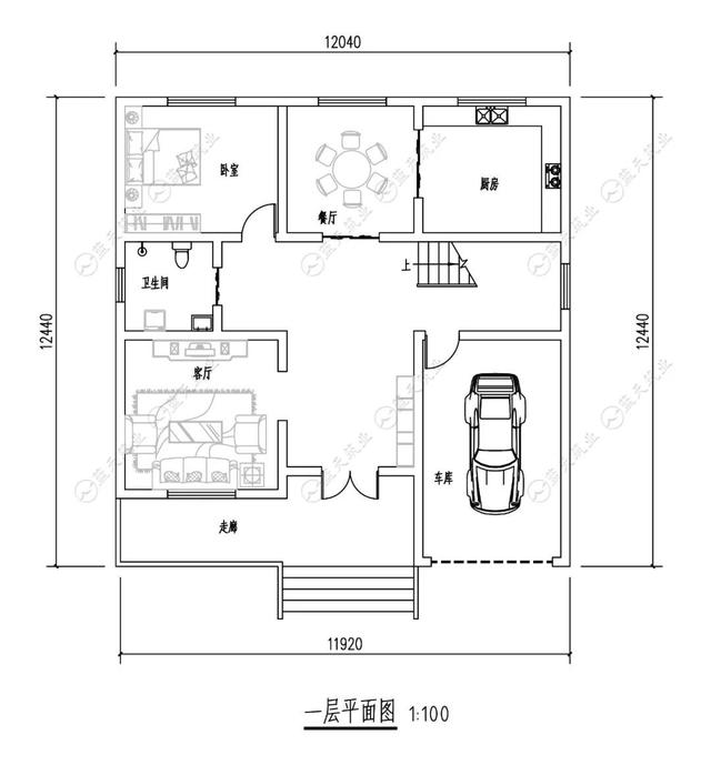 一層別墅設計圖