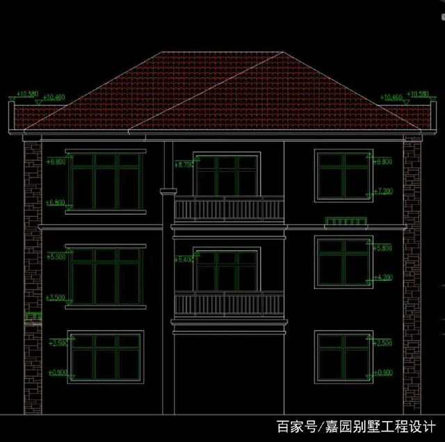 農(nóng)村經(jīng)濟(jì)型別墅設(shè)計(jì)圖紙