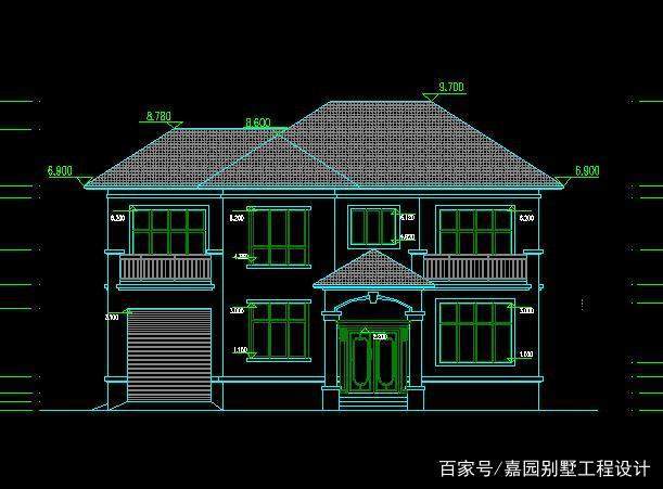 農(nóng)村經(jīng)濟(jì)型別墅設(shè)計(jì)圖紙