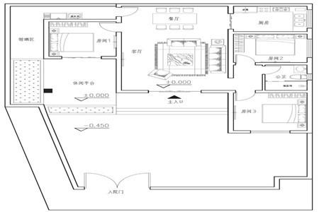 好看又簡單的一層樓房設計圖