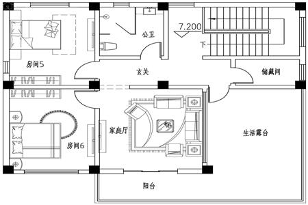 3層別墅設(shè)計圖紙