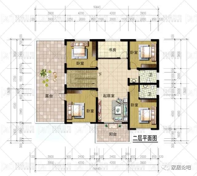 帶車(chē)庫(kù)的兩層小樓別墅