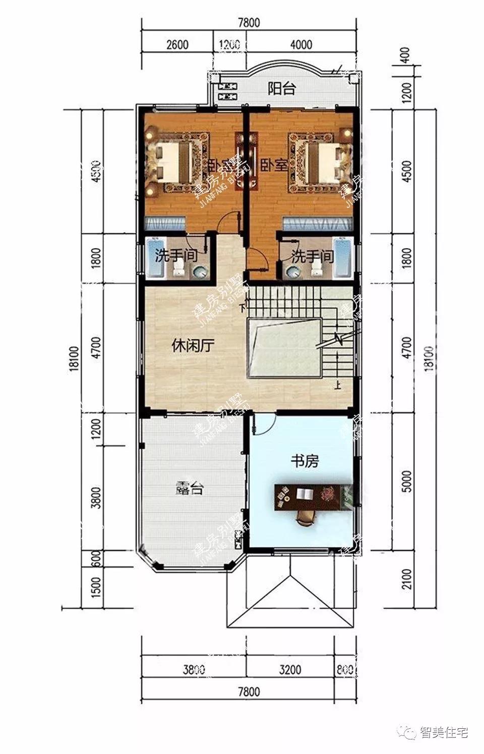 平屋頂設(shè)計的小戶型寬敞的別墅