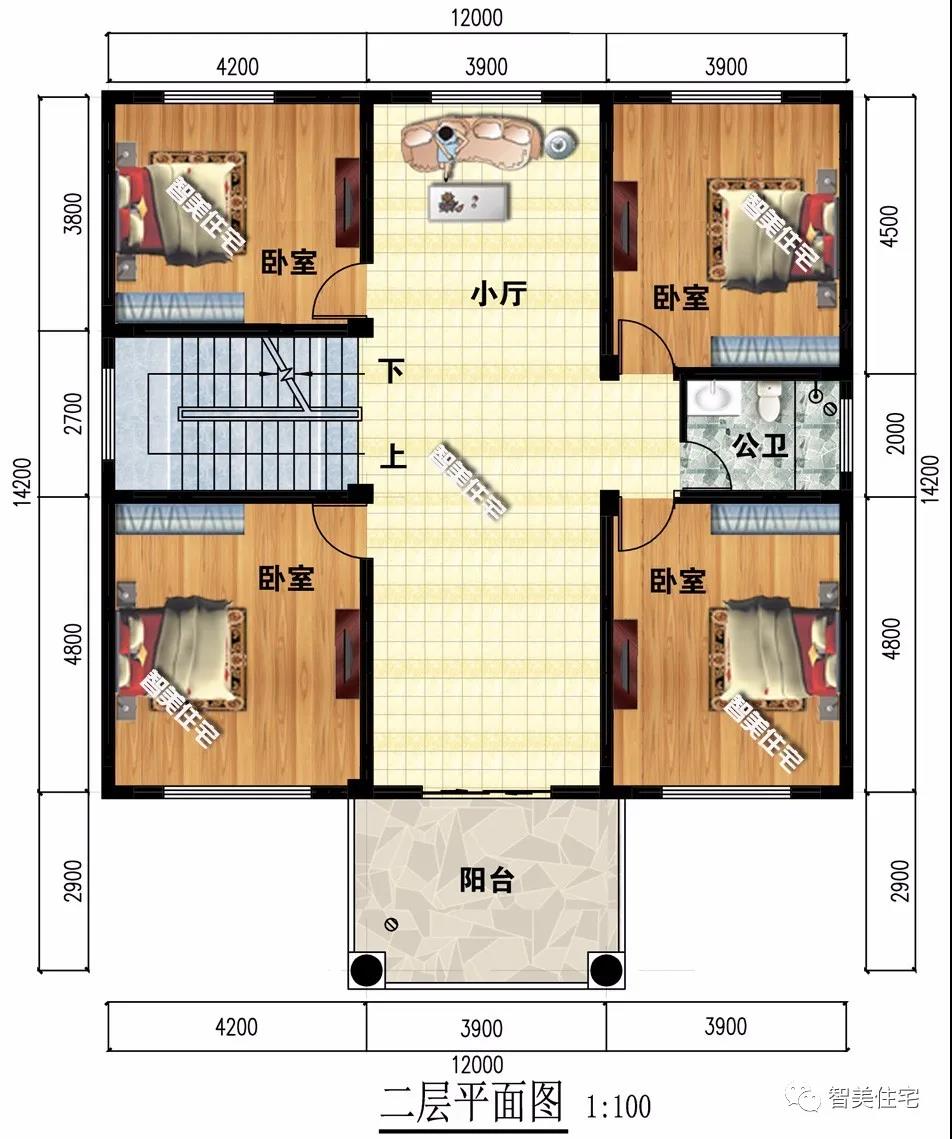 平屋頂設計的農(nóng)村別墅