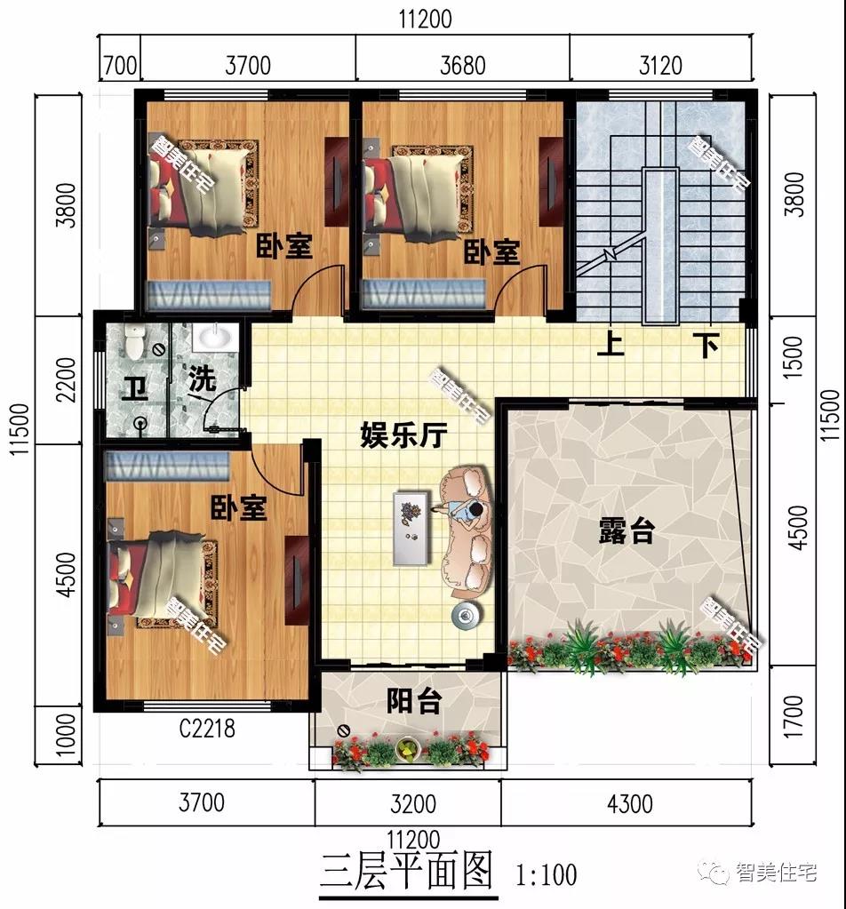新中式風格的農村別墅