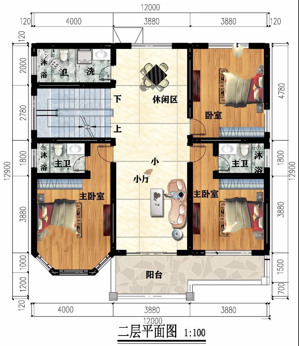 平屋頂設(shè)計(jì)的鄉(xiāng)村別墅