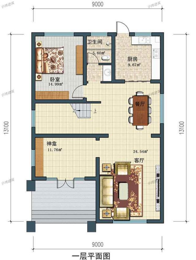 農(nóng)村自建住宅設(shè)計圖紙