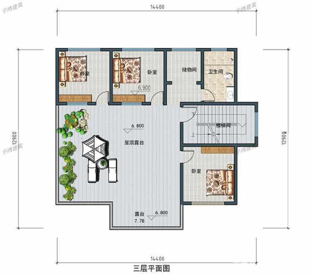 農(nóng)村自建住宅設(shè)計圖紙