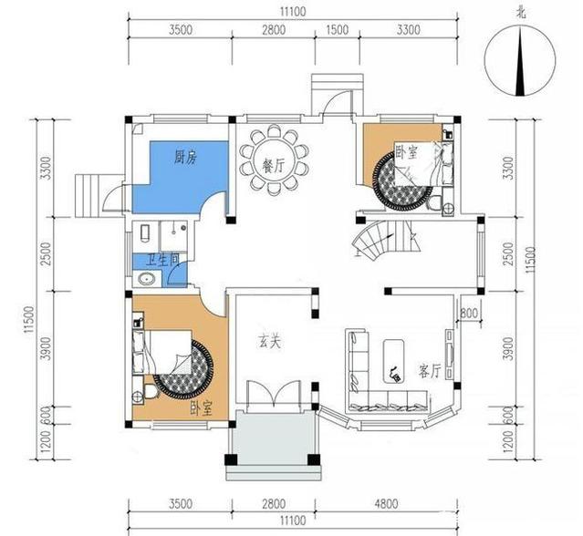 農(nóng)村自建住宅設(shè)計圖紙